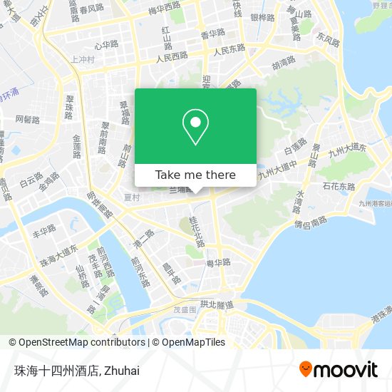 珠海十四州酒店 map