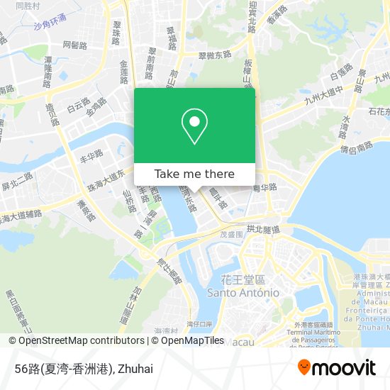 56路(夏湾-香洲港) map