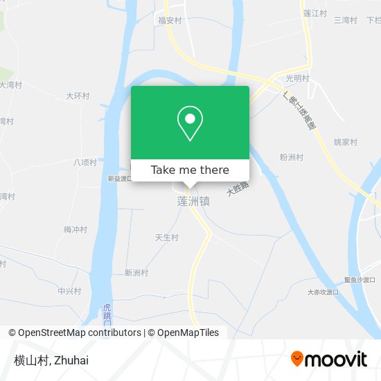 横山村 map