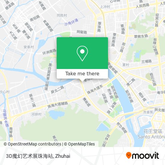 3D魔幻艺术展珠海站 map