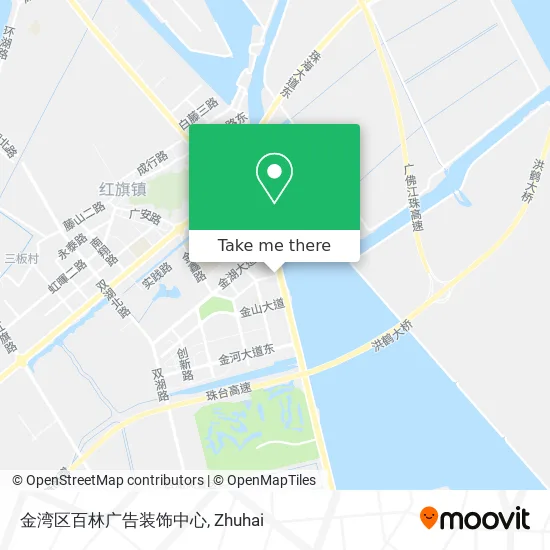 金湾区百林广告装饰中心 map