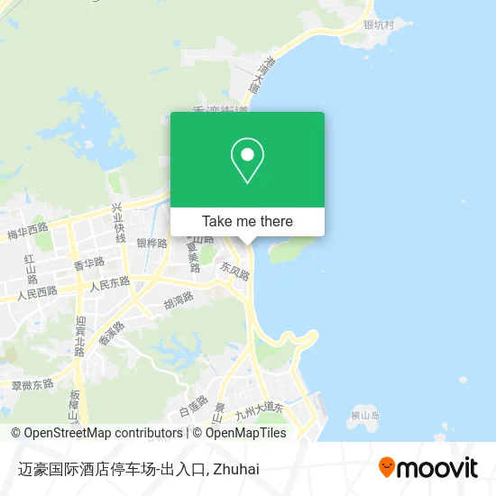 迈豪国际酒店停车场-出入口 map