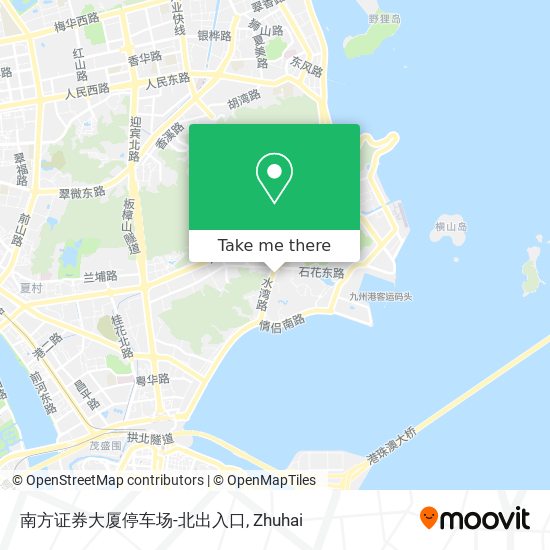 南方证券大厦停车场-北出入口 map