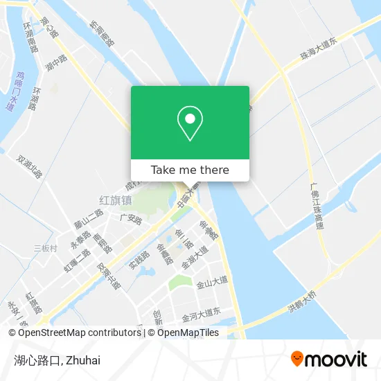 湖心路口 map