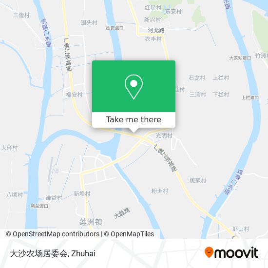 大沙农场居委会 map