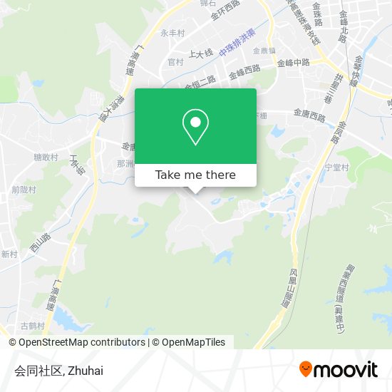 会同社区 map