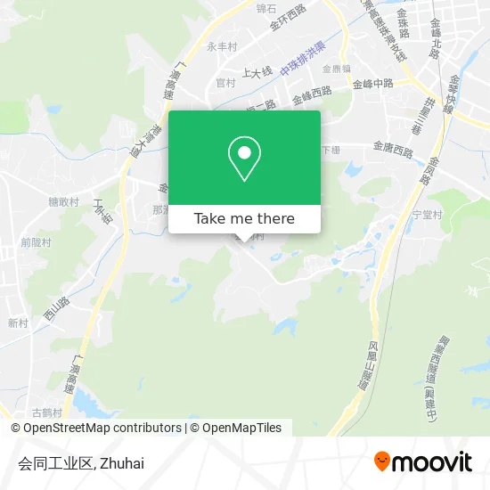 会同工业区 map