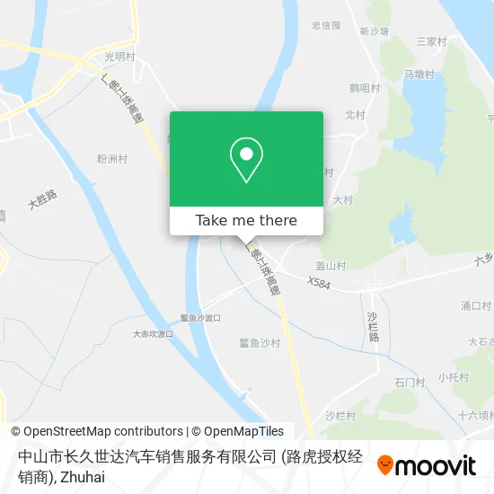 中山市长久世达汽车销售服务有限公司 (路虎授权经销商) map