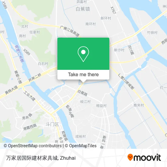 万家居国际建材家具城 map
