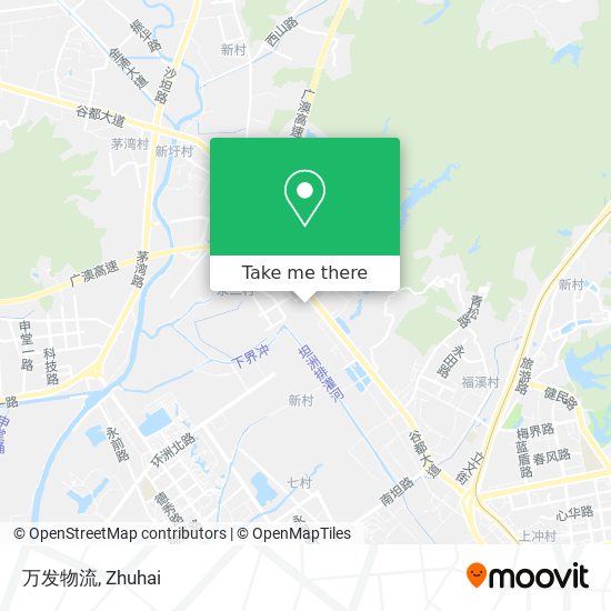 万发物流 map