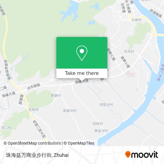 珠海益万商业步行街 map