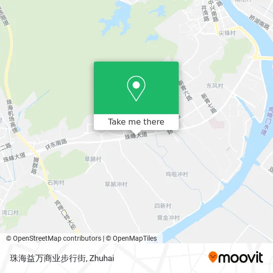 珠海益万商业步行街 map