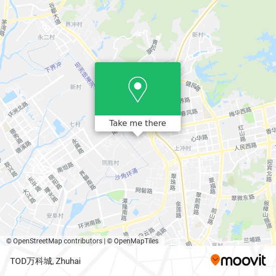 TOD万科城 map