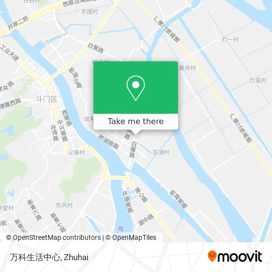 万科生活中心 map