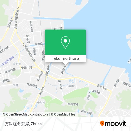 万科红树东岸 map