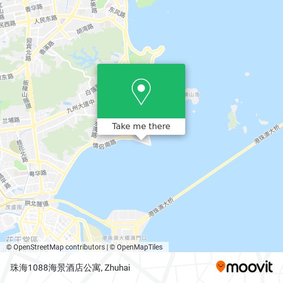 珠海1088海景酒店公寓 map