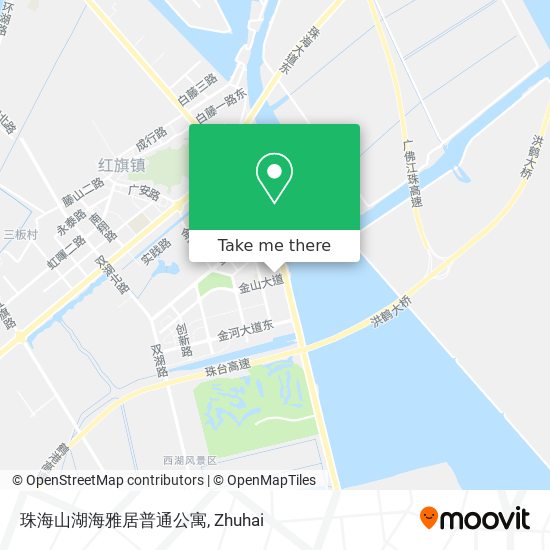 珠海山湖海雅居普通公寓 map