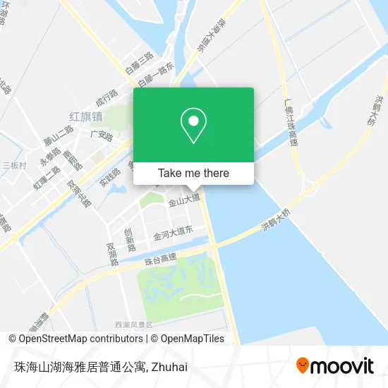 珠海山湖海雅居普通公寓 map