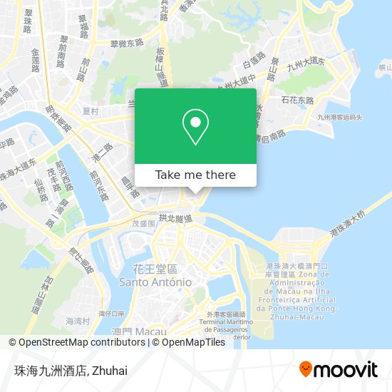 珠海九洲酒店 map