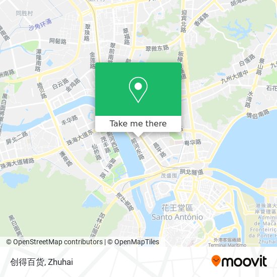 创得百货 map