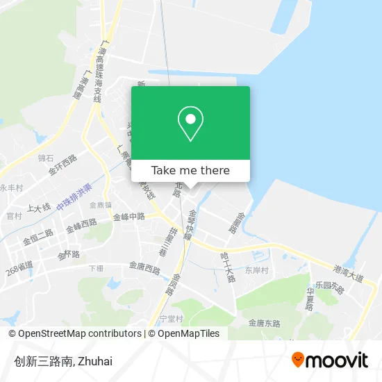 创新三路南 map