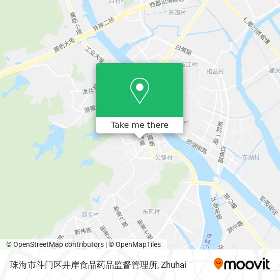 珠海市斗门区井岸食品药品监督管理所 map