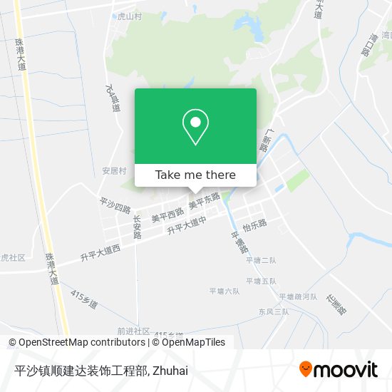 平沙镇顺建达装饰工程部 map