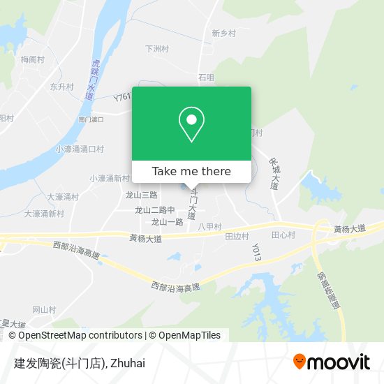 建发陶瓷(斗门店) map