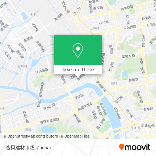 造贝建材市场 map
