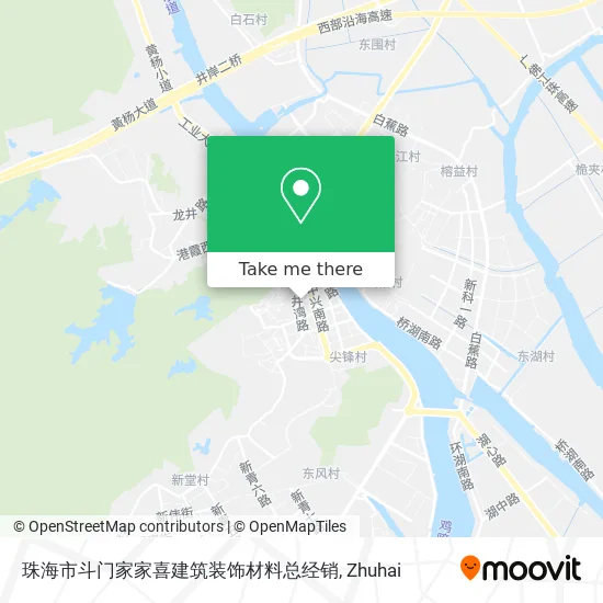 珠海市斗门家家喜建筑装饰材料总经销 map