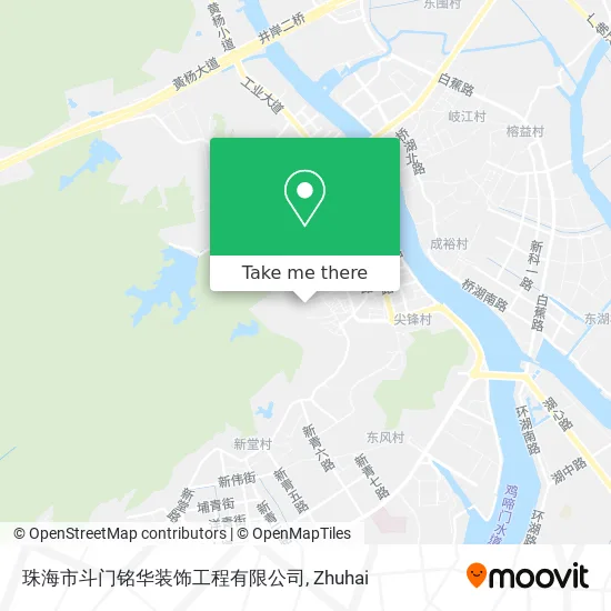 珠海市斗门铭华装饰工程有限公司 map