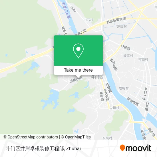 斗门区井岸卓彧装修工程部 map