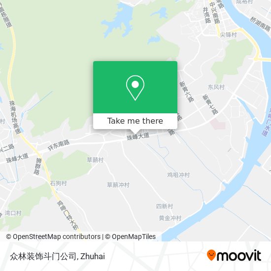 众林装饰斗门公司 map