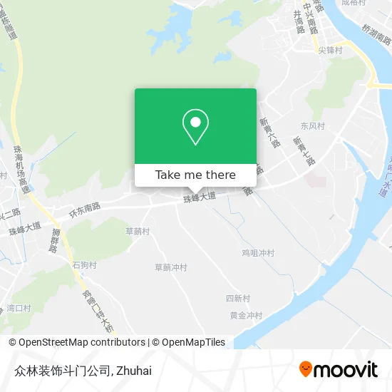 众林装饰斗门公司 map