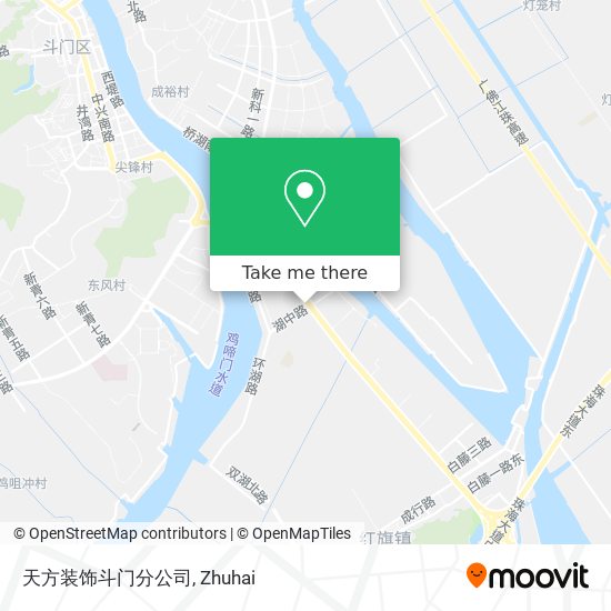 天方装饰斗门分公司 map