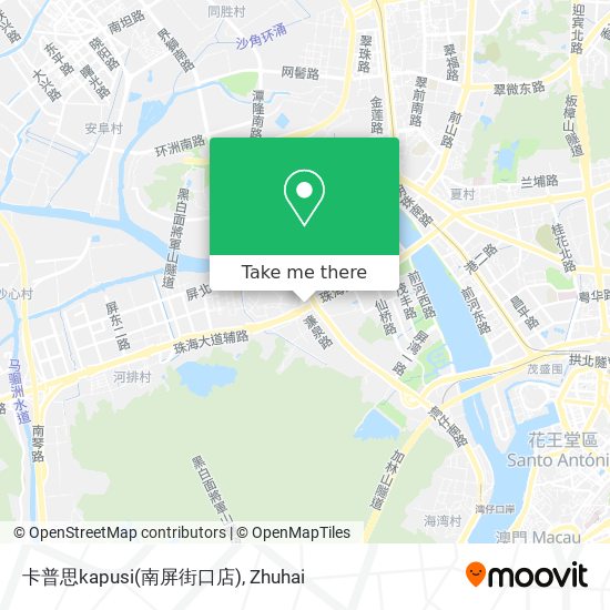 卡普思kapusi(南屏街口店) map