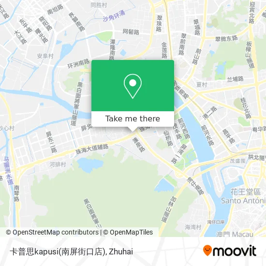 卡普思kapusi(南屏街口店) map