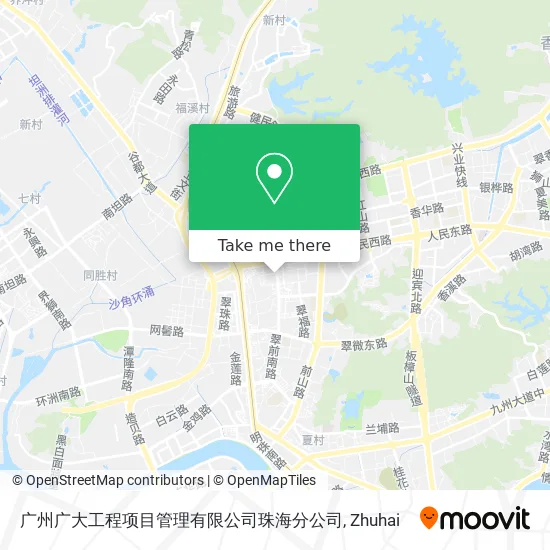 广州广大工程项目管理有限公司珠海分公司 map