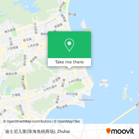 迪士尼儿童(珠海免税商场) map
