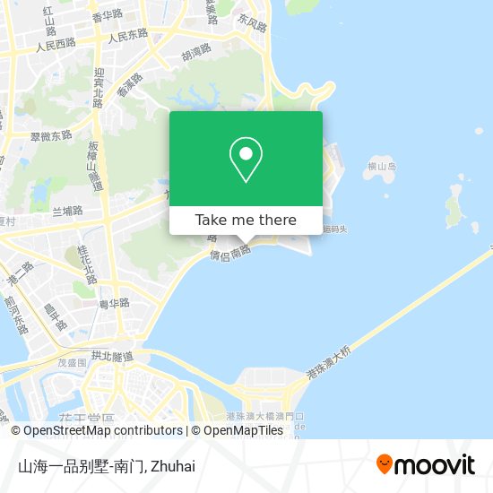 山海一品别墅-南门 map