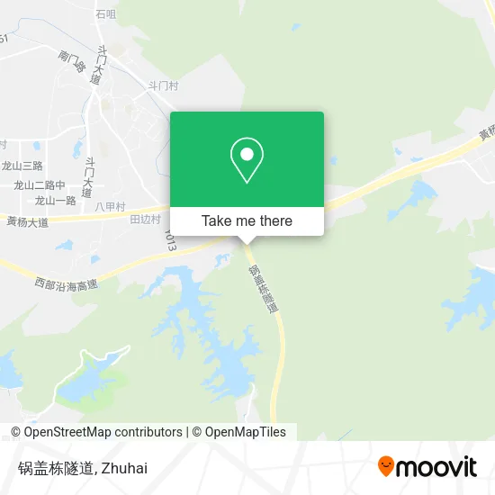 锅盖栋隧道 map