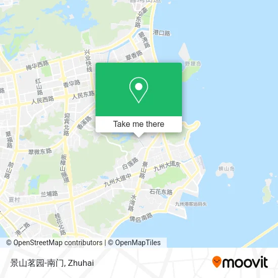 景山茗园-南门 map