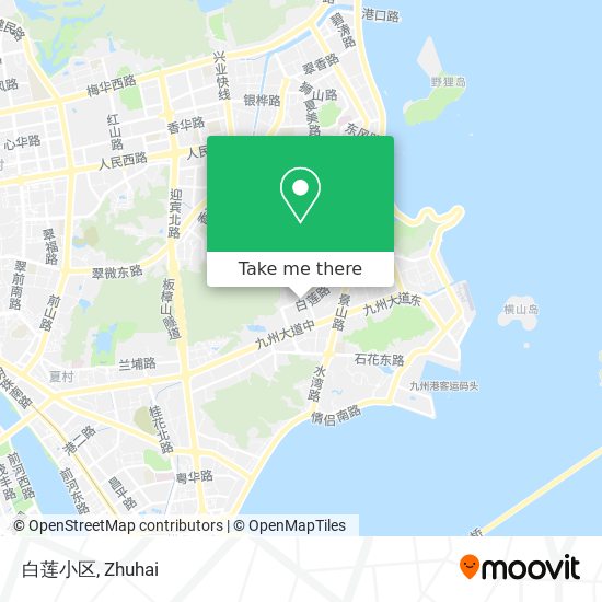 白莲小区 map