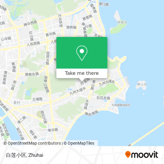 白莲小区 map