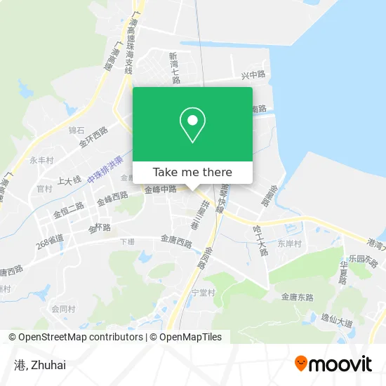 港 map