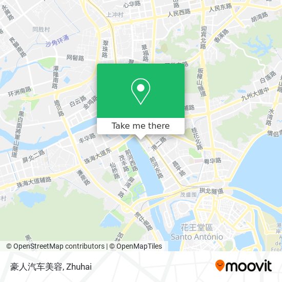 豪人汽车美容 map