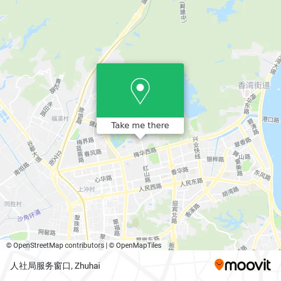 人社局服务窗口 map