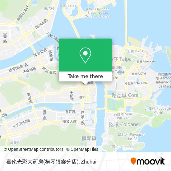 嘉伦光彩大药房(横琴银鑫分店) map