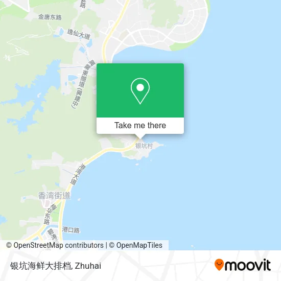 银坑海鲜大排档 map