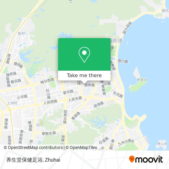 养生堂保健足浴 map